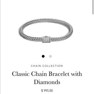 John Hardy Diamond Classic Bracelet